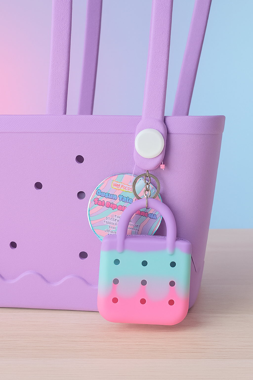 Bowtiful Beach Tote with Charms