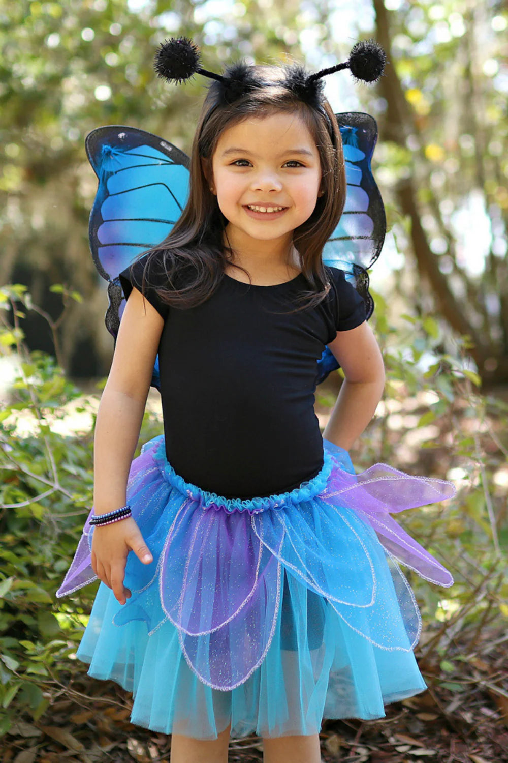 Midnight Butterfly Tutu with Wings and Headband