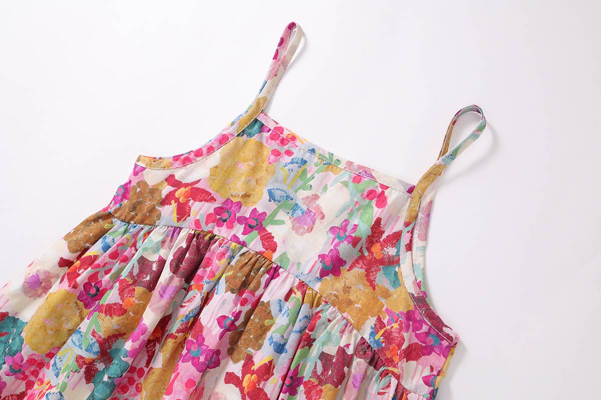 Summer Floral Strap Dress