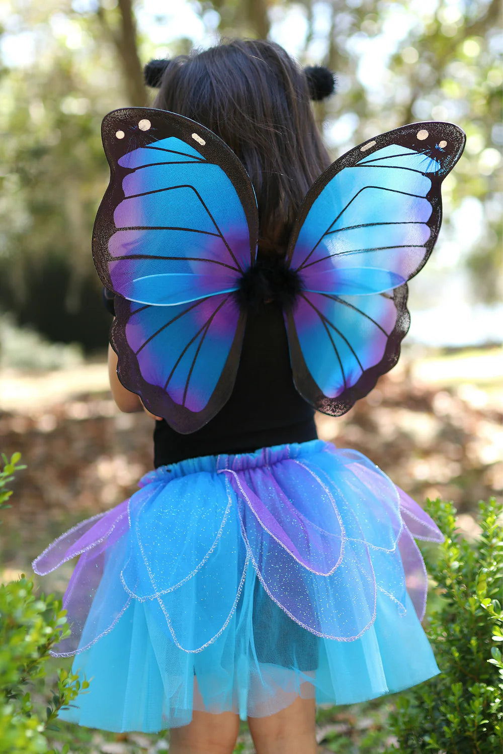 Midnight Butterfly Tutu with Wings and Headband