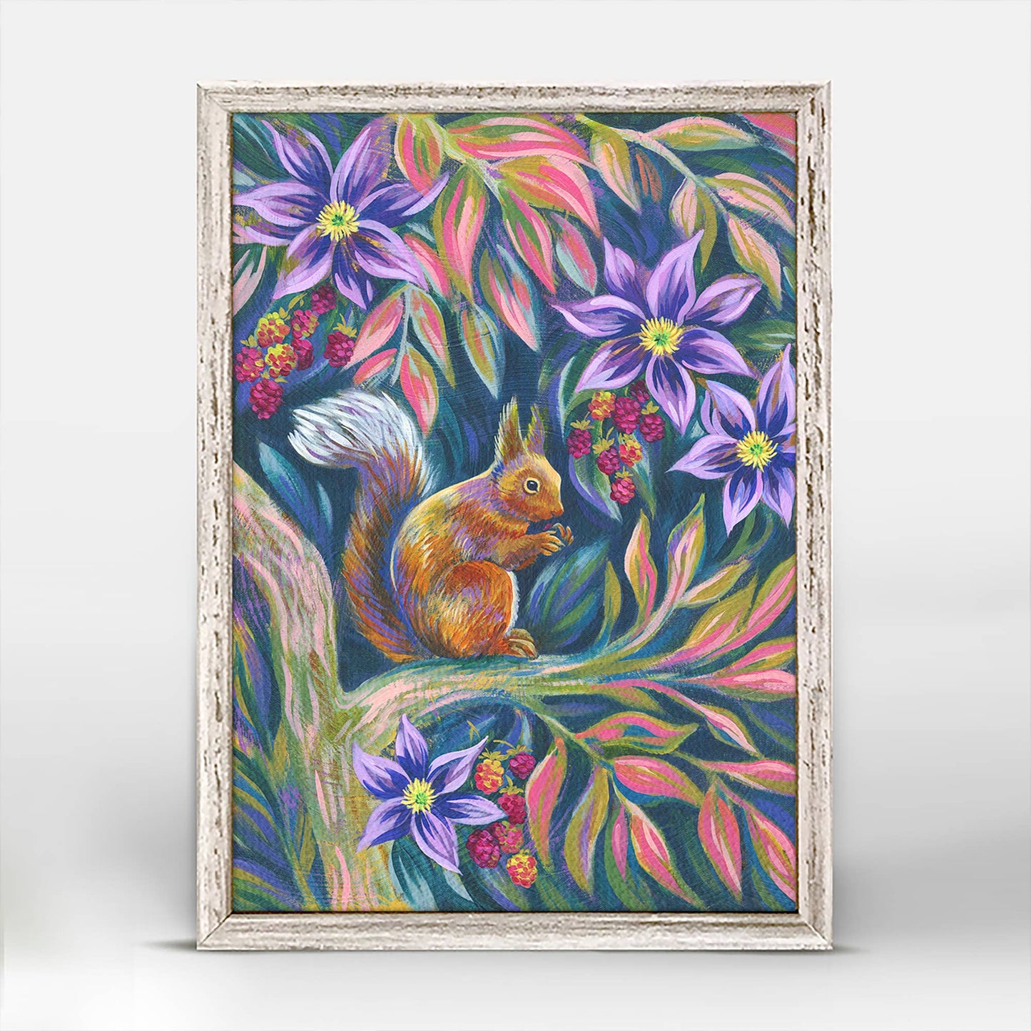 Berry Harvest Mini Framed Canvas