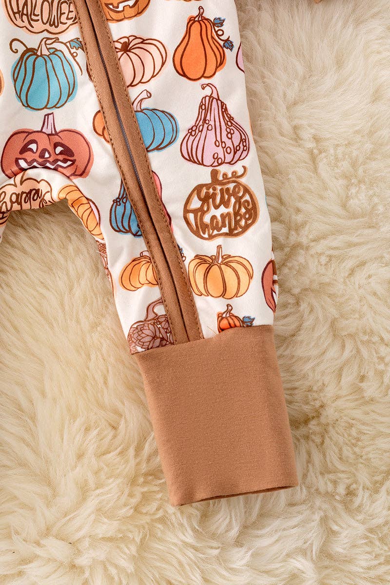 Happy Halloween printed baby onesie