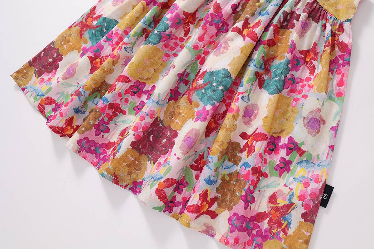 Summer Floral Strap Dress