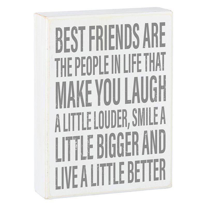 Box Sign - Best Friends
