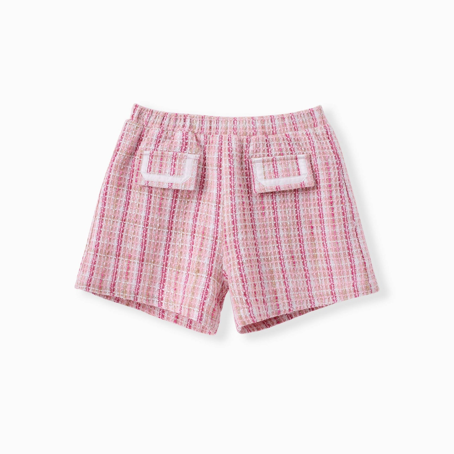 Bear Puff-sleeve Sweatshirt and Shorts - 2 Piece Set