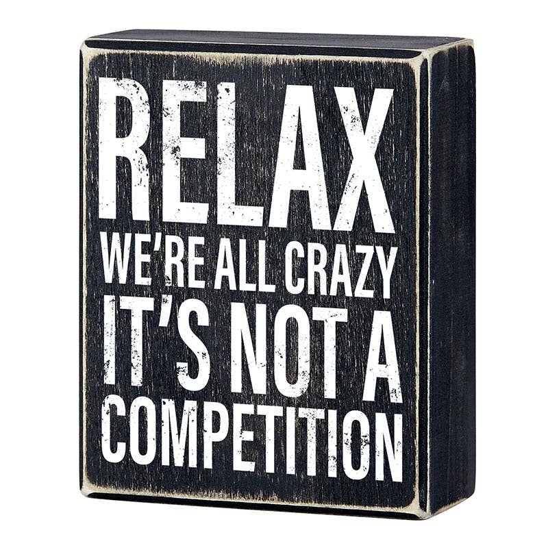 Box Sign - All Crazy
