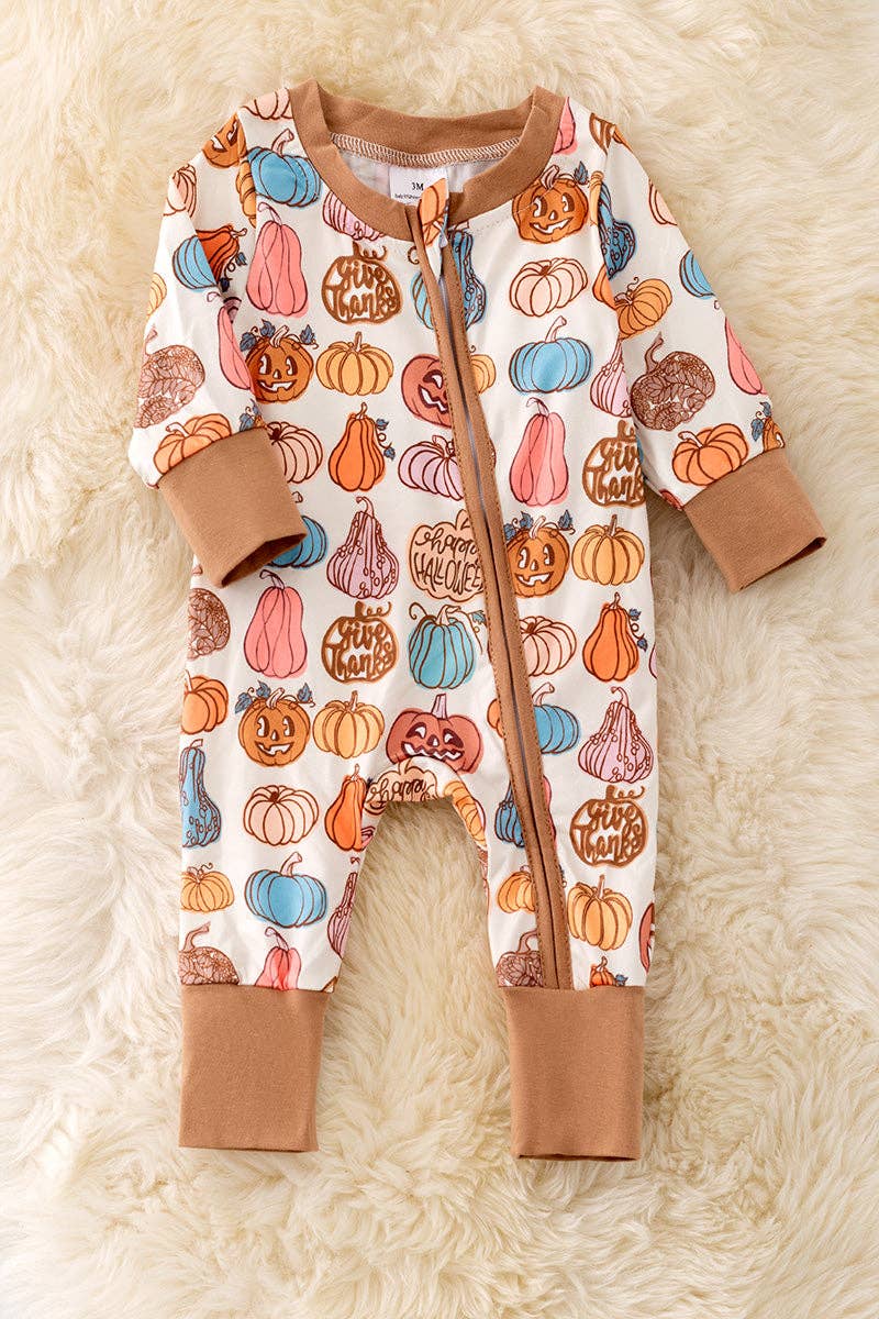 Happy Halloween printed baby onesie