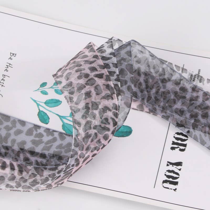 ANIMAL SATIN ORGANZA PAIR SHOE LACES