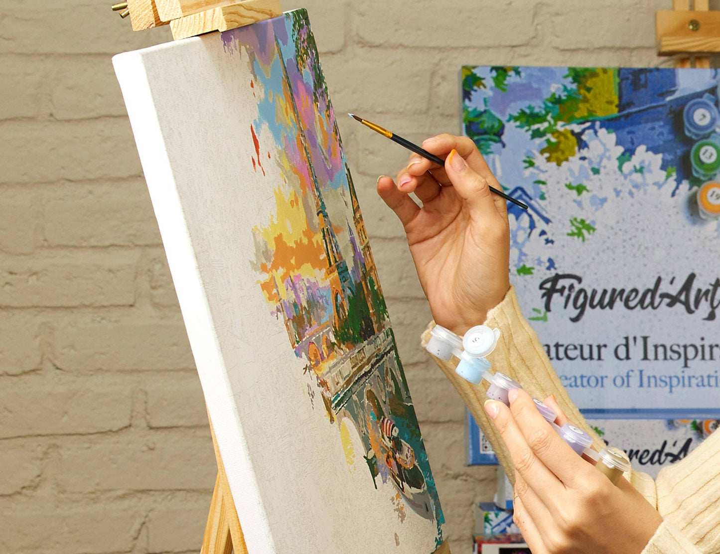 Paint by numbers - Parrots in the Tropics