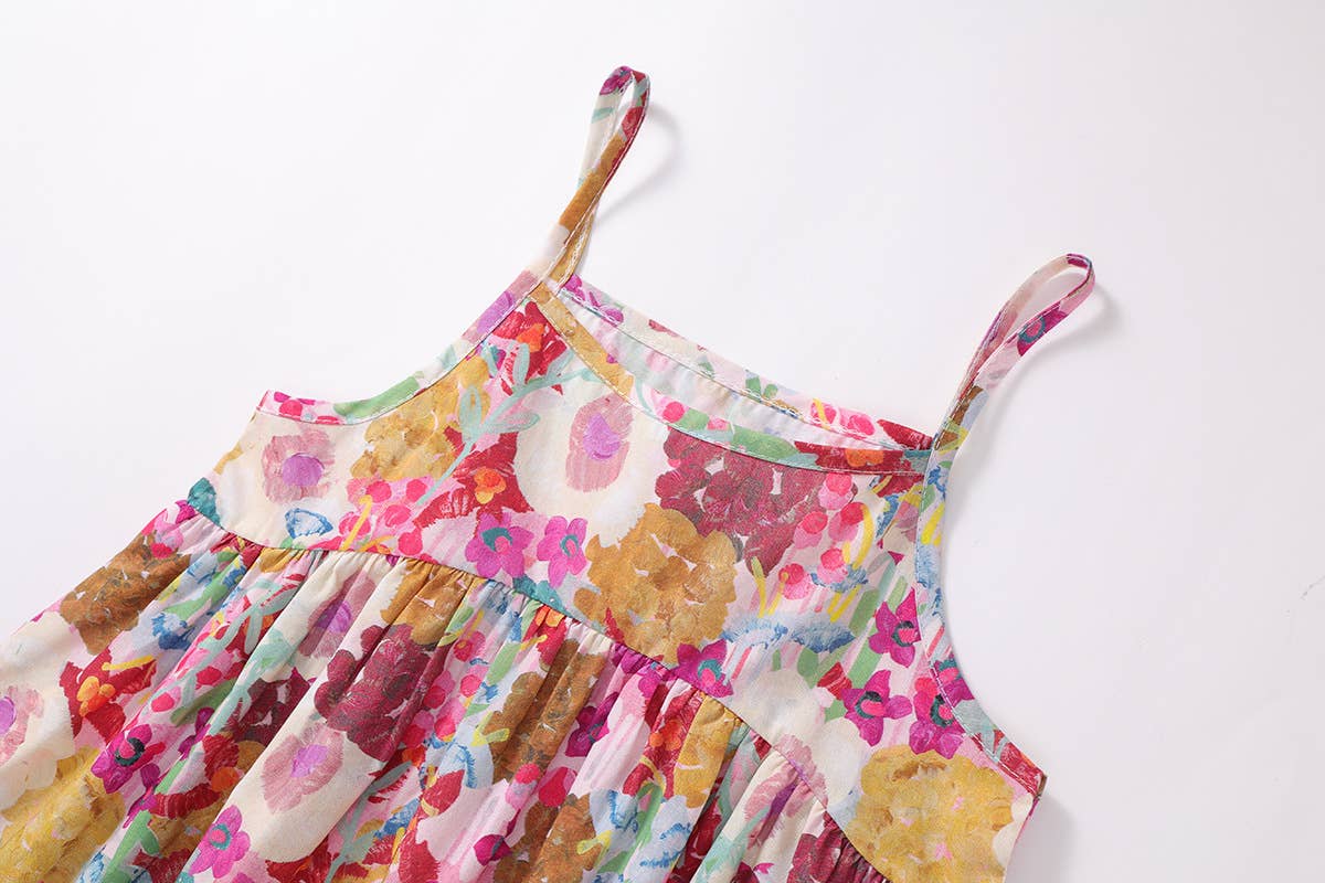 Summer Floral Strap Dress