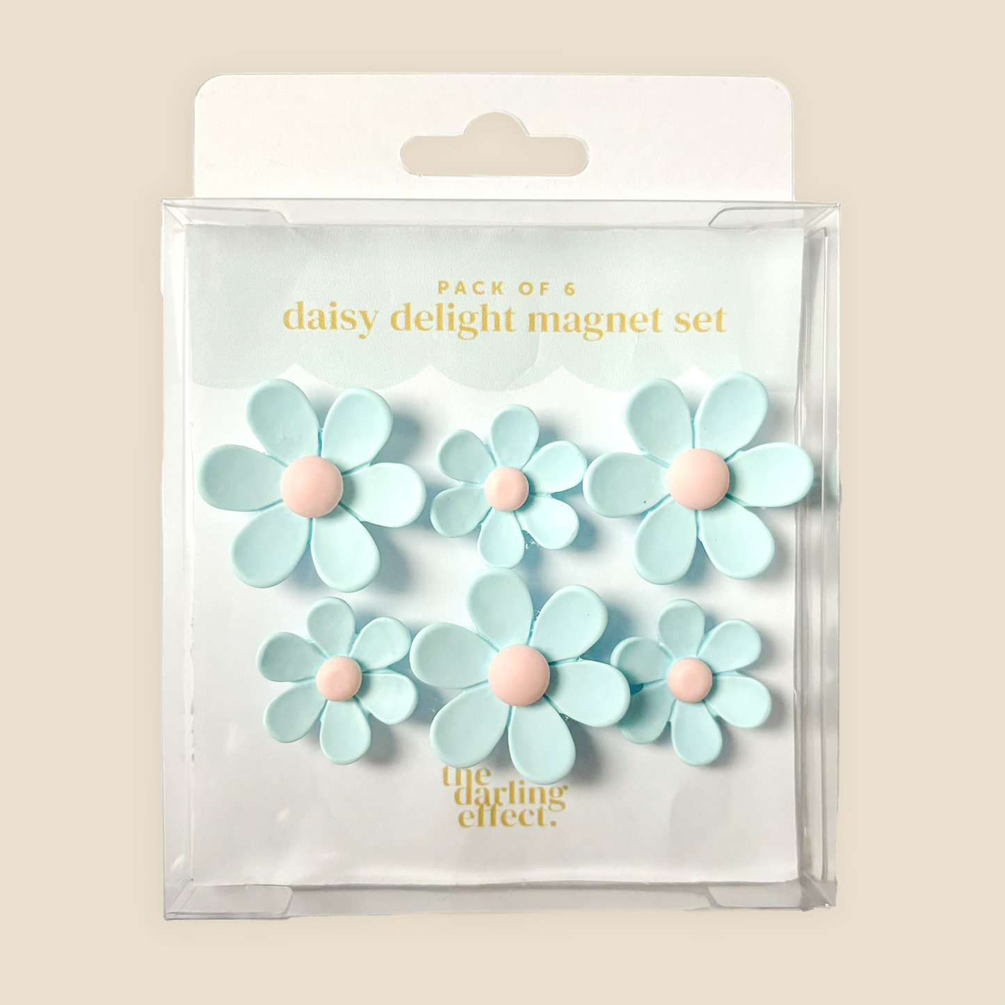Daisy Delight Magnet Set-Blue