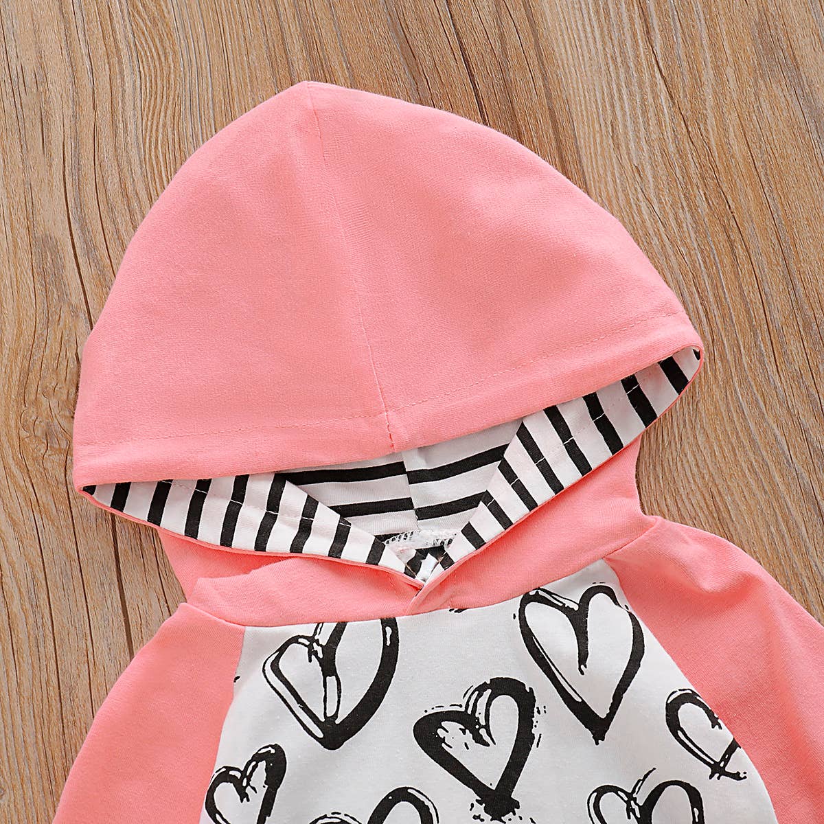 Heart Hoodie and Jogger - 2 Piece Set