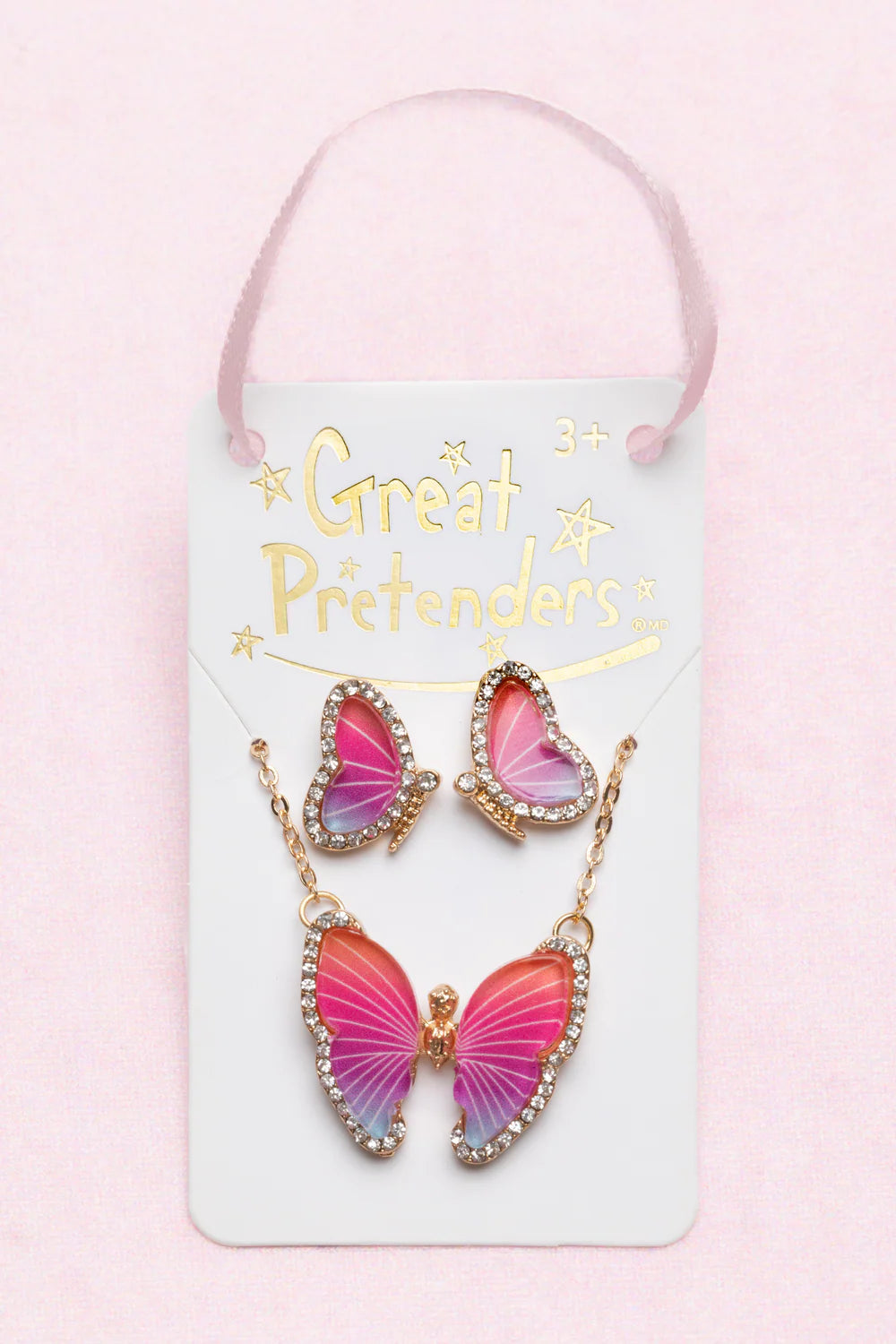 Boutique Butterfly and Studded Earrings Set