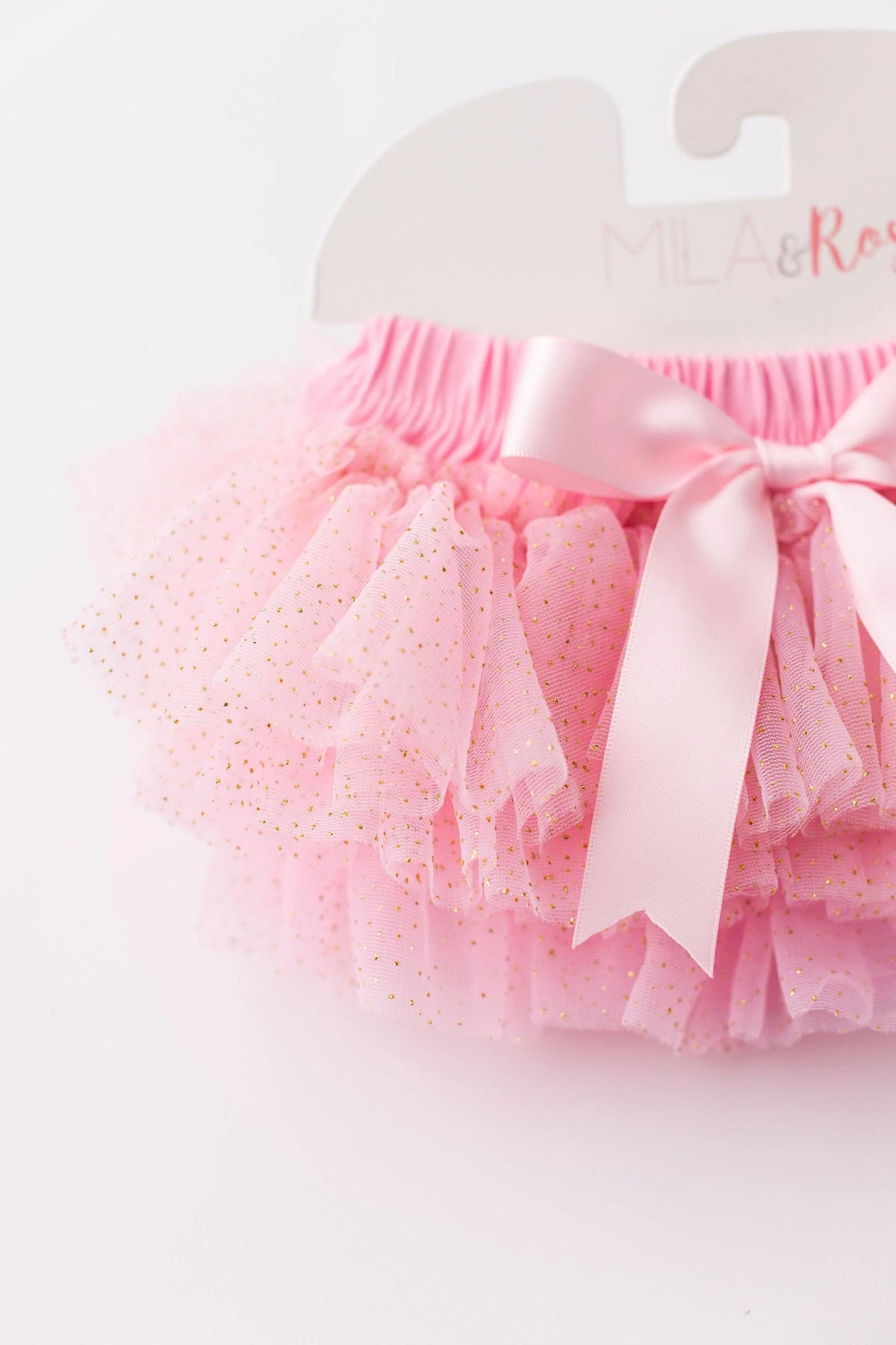 Pink & Gold Glitter Ruffle Tutu Bloomers