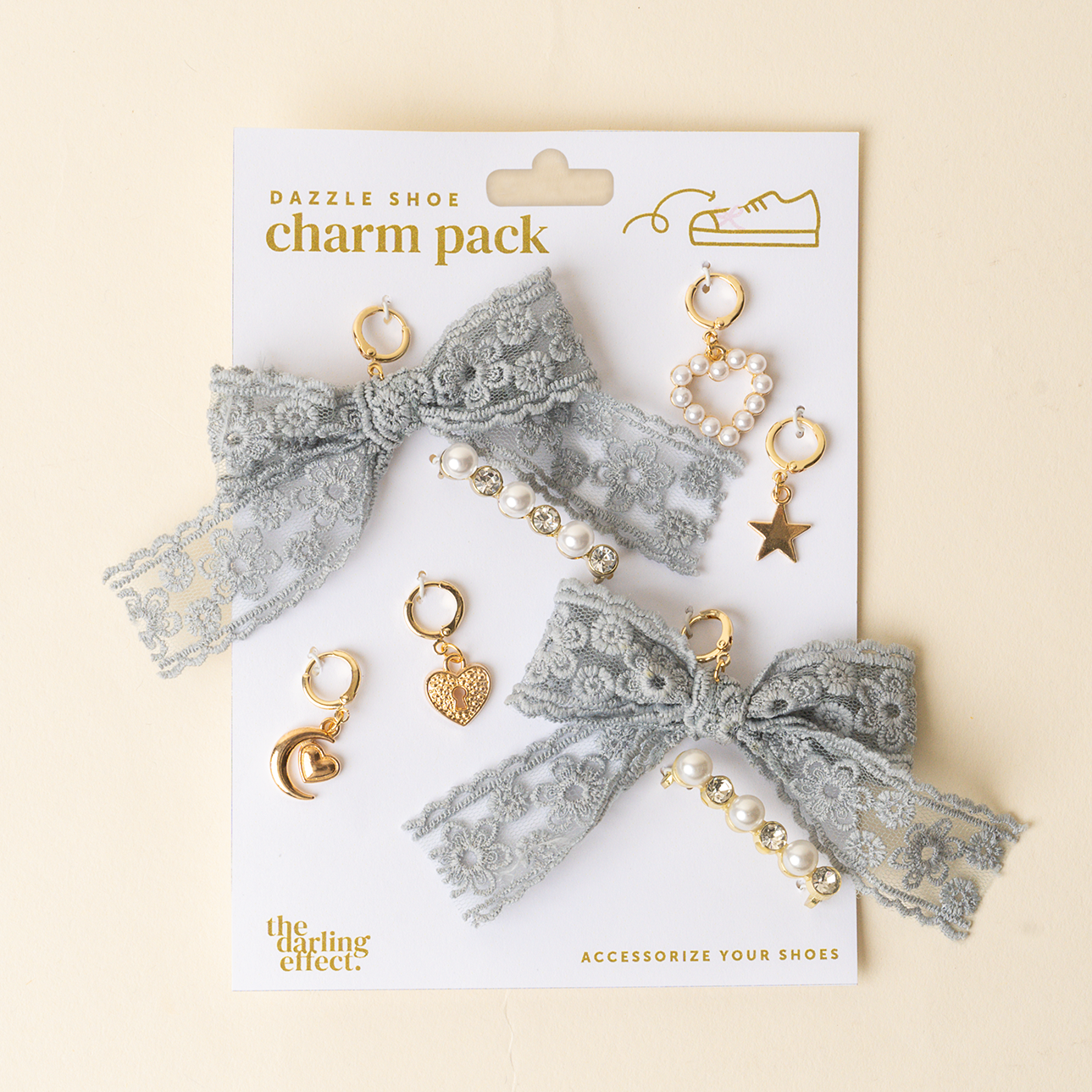 Dazzle Shoe Charm Pack-Stardust