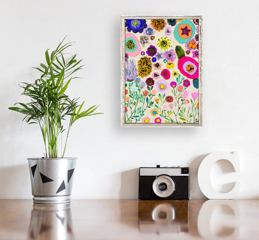 Bright & Bold - Sand by Eli Halpin Mini Framed Canvas