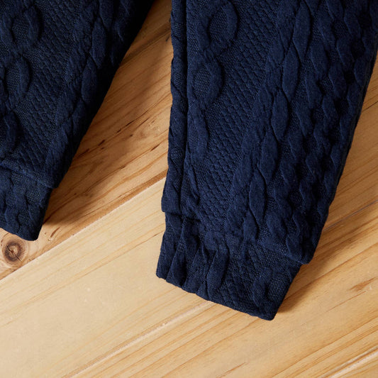 Navy Jogging Suit - 2 Piece Set