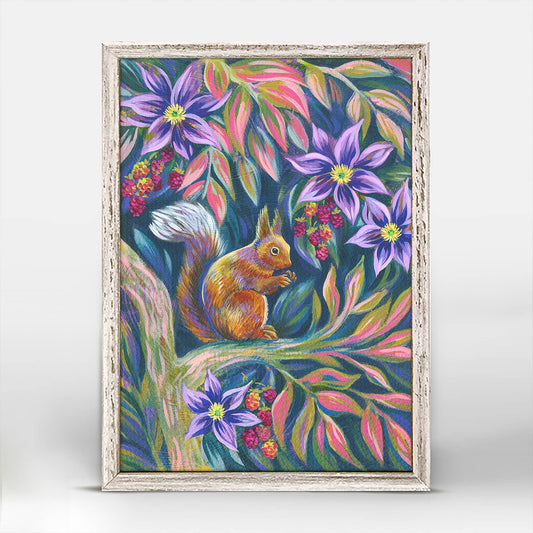 Berry Harvest Mini Framed Canvas