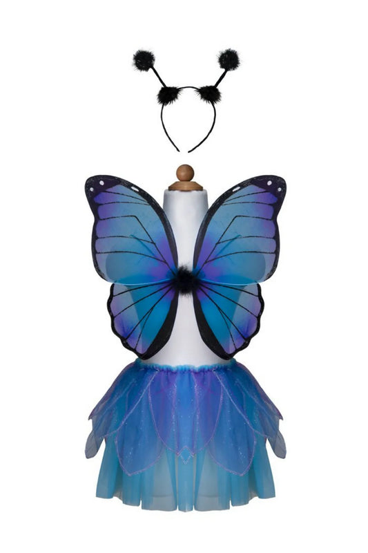 Midnight Butterfly Tutu with Wings and Headband