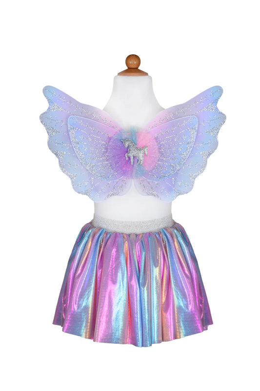 Unicorn Fairy Skirt and Wings Set