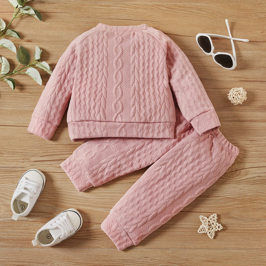 Pink Jogging suit - 2 Piece Set