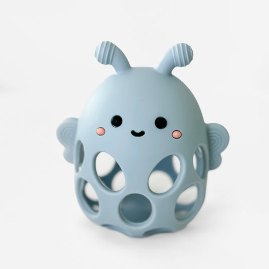 Honey Bee Teether Blue