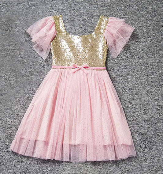 Glitter & Tulle Toddler Dress