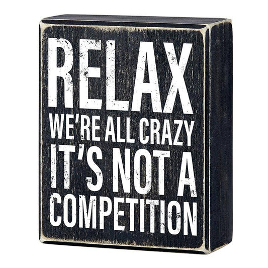 Box Sign - All Crazy