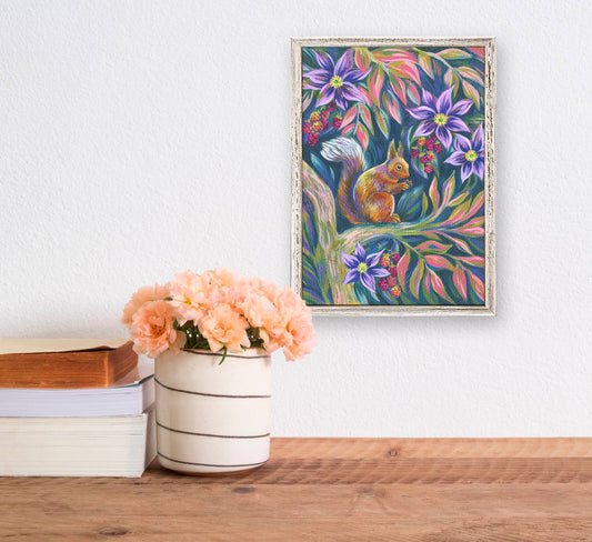 Berry Harvest Mini Framed Canvas