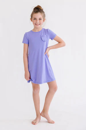 Periwinkle T Shirt Dress